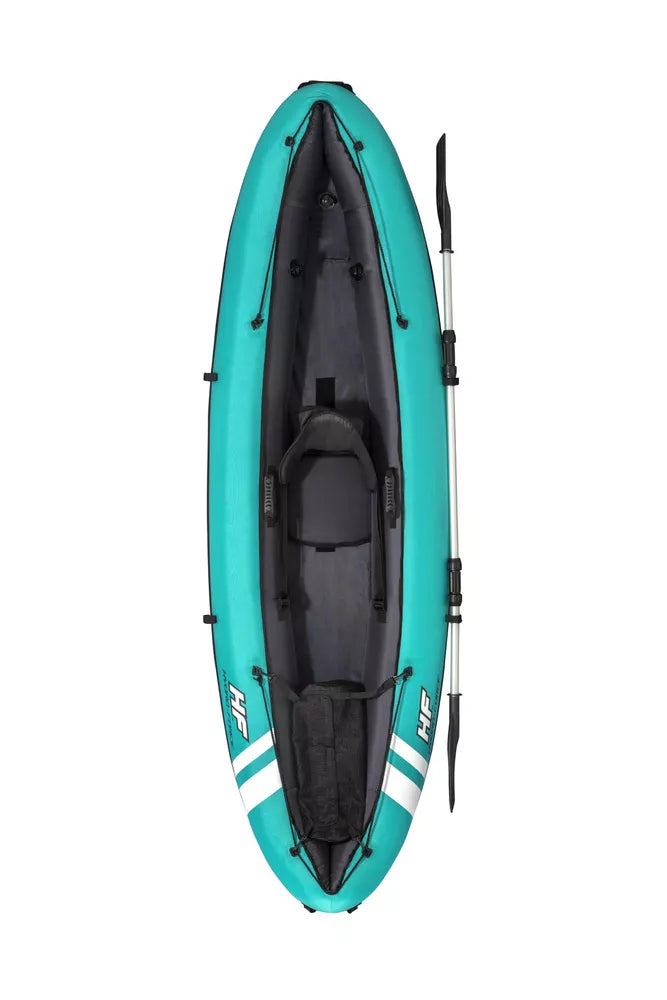 Pripučiama vienvietė baidarė Hydro-Force Ventura, 280 cm, su priedais, turkio spalvos