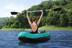 Pripučiama vienvietė baidarė Hydro-Force Ventura, 280 cm, su priedais, turkio spalvos