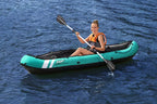 Pripučiama vienvietė baidarė Hydro-Force Ventura, 280 cm, su priedais, turkio spalvos