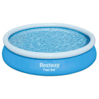 Pripučiamas baseinas Bestway Fast Set, 366 cm, mėlynas