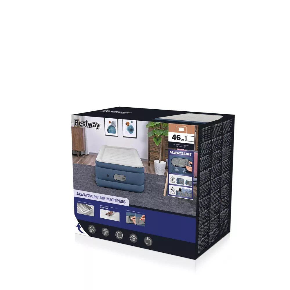 Pripučiamas čiužinys Bestway 6713P, 97 × 191 × 46 cm