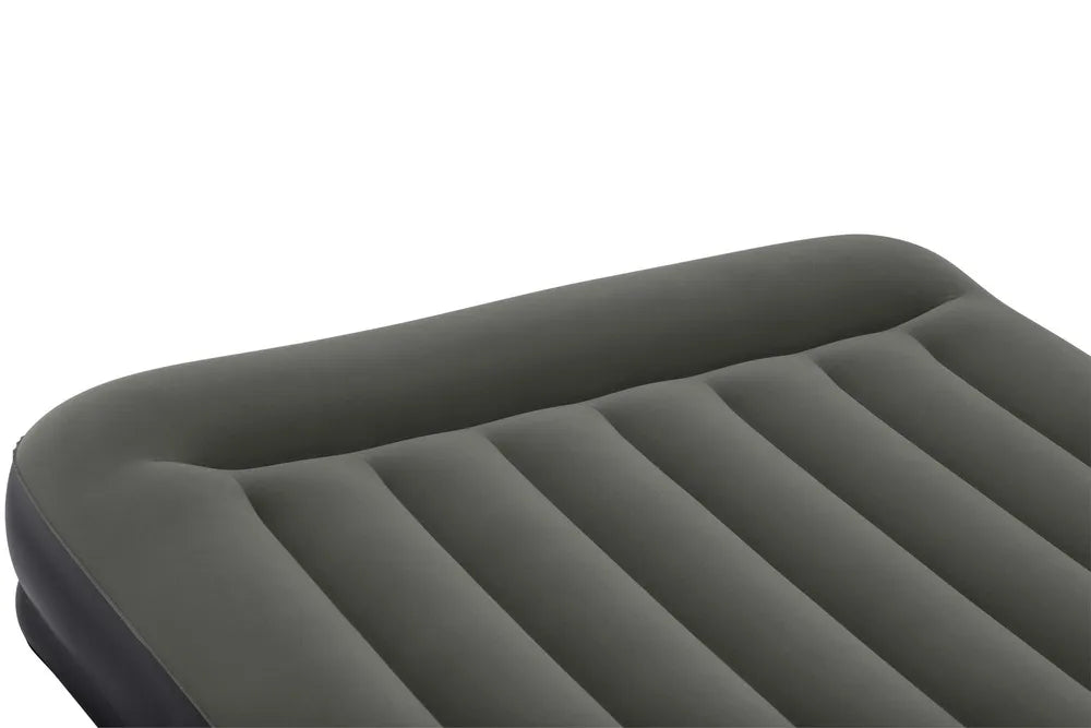 Pripučiamas čiužinys Bestway, su integruota pagalve ir elektrine pompa, 39 x 30 x 13 cm, pilkas