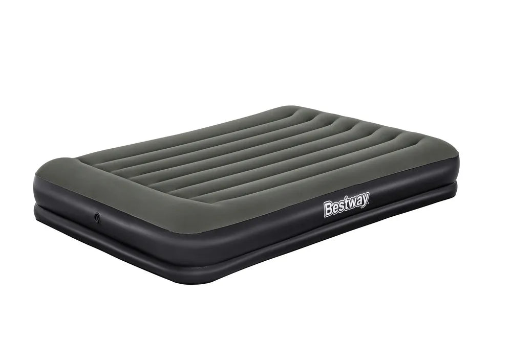 Pripučiamas čiužinys Bestway, su integruota pagalve ir elektrine pompa, 39 x 30 x 13 cm, pilkas