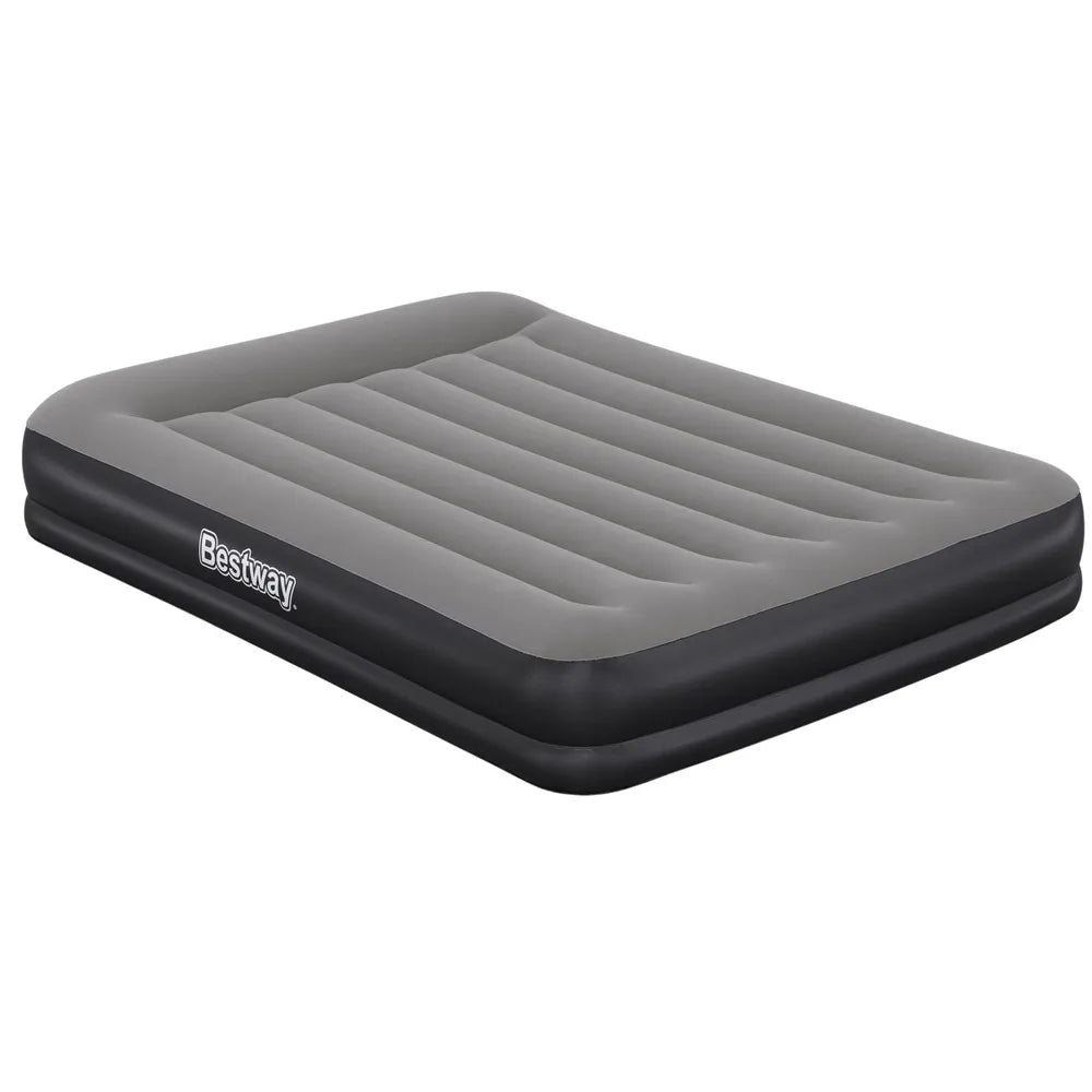 Pripučiamas čiužinys Bestway Tritech, 203 × 152 × 36 cm, pilkas