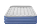 Pripučiamas čiužinys Bestway Tritech, su integruota elektrine pompa, 203 × 152 × 46 cm, pilkas