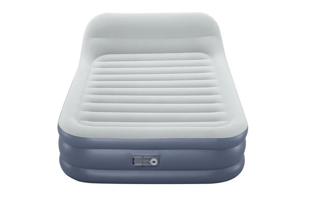 Pripučiamas dvivietis čiužinys Bestway, su integruota pompa ir USB jungtimi, 200 × 130 cm, mėlynas