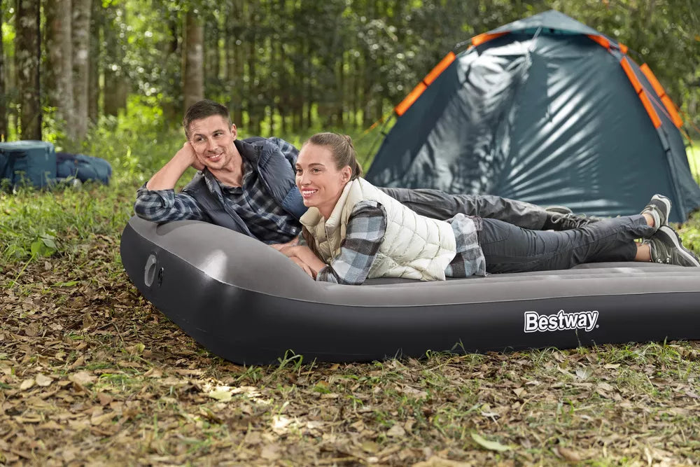 Pripučiamas oro čiužinys Bestway Tritech, su pagalve, 203 × 152 × 30 cm