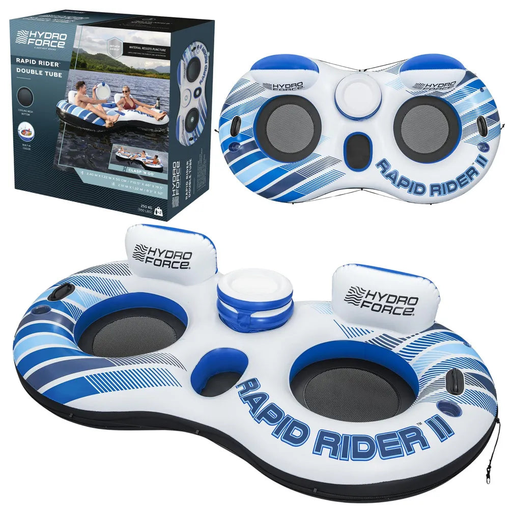 Pripučiamas vandens čiužinys 2 asmenims Bestway Rapid Rider II, su aušintuvu