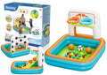 Pripučiamas žaidimų centras Bestway Kick N Swish 3-in-1, 1,20 × 1,07 m × 84 cm