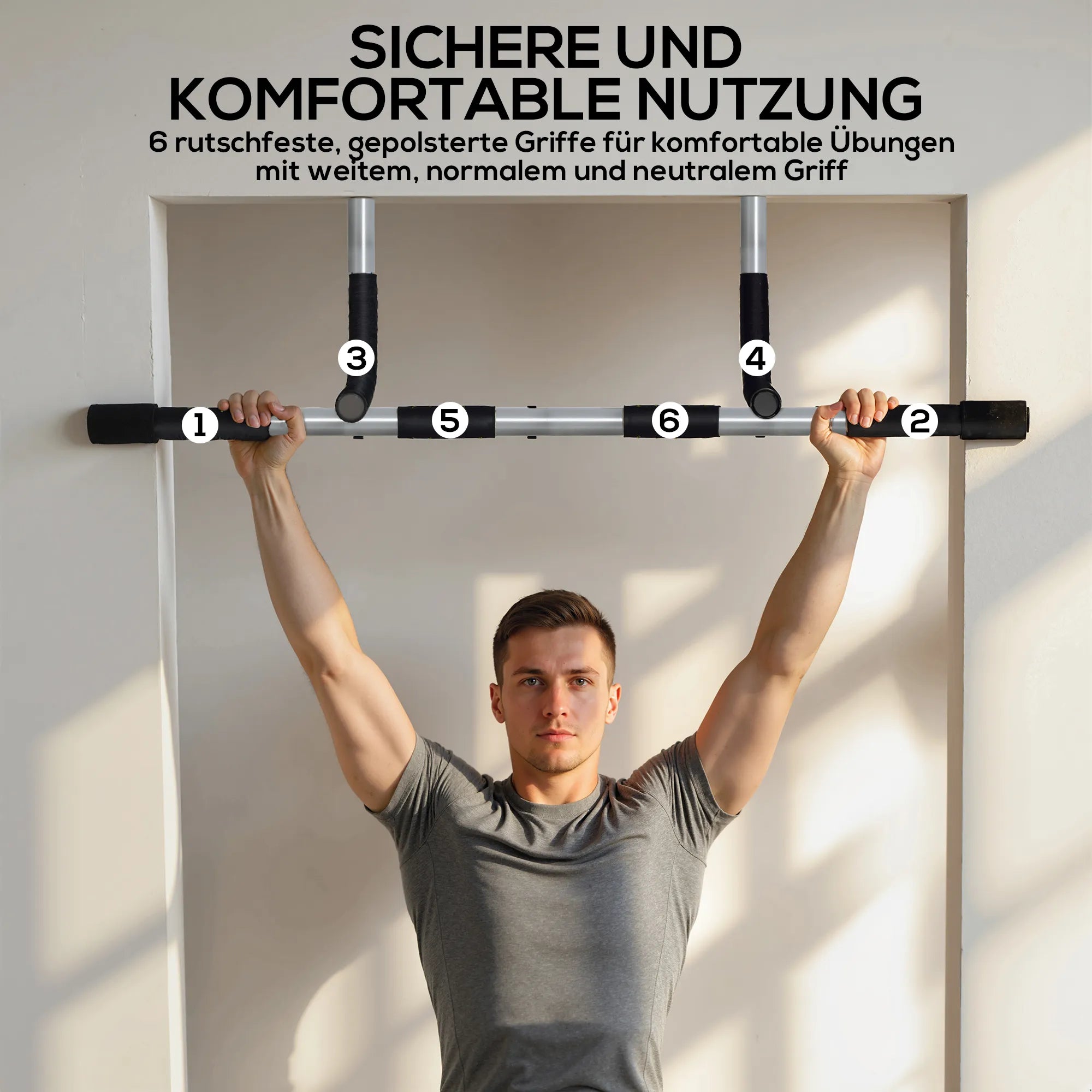 Prisitraukimo skersinis, reguliuojamas, iki 110 kg, juodas