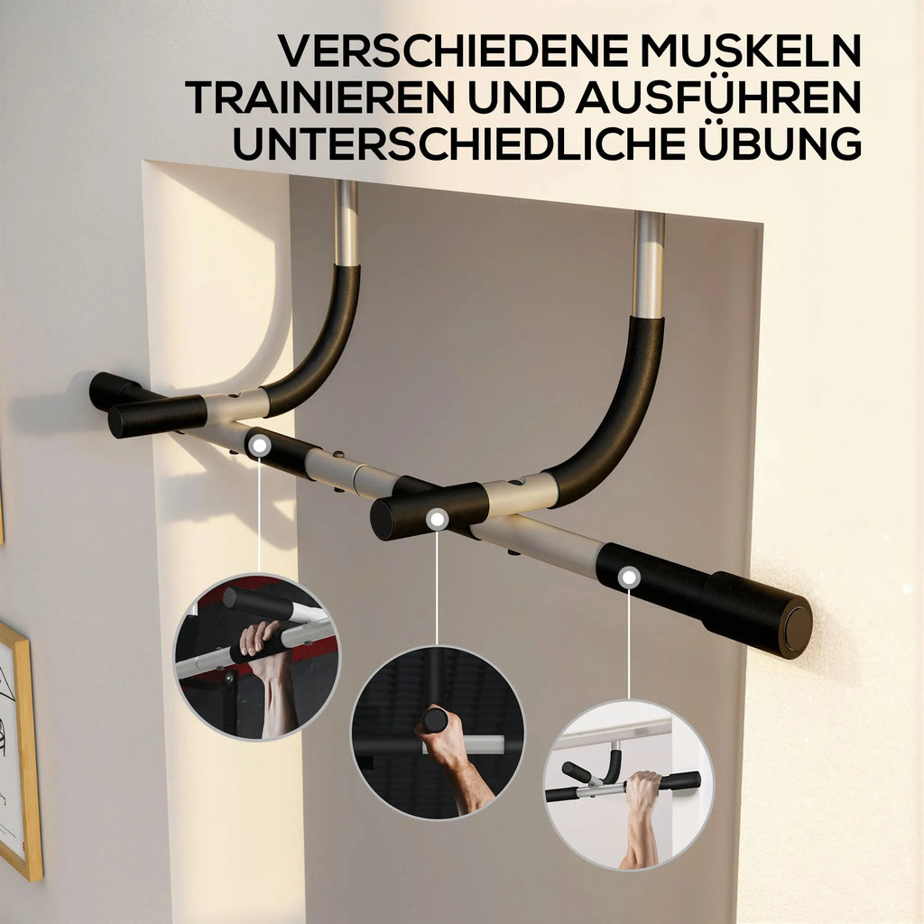 Prisitraukimo skersinis, reguliuojamas, iki 110 kg, juodas
