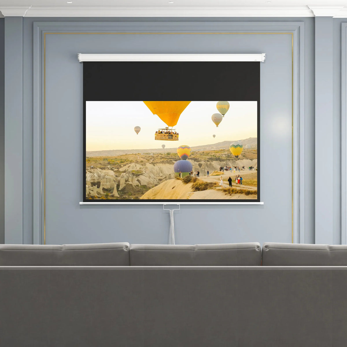 Projektoriaus ekranas, 16:9, 172 × 96 cm, baltas