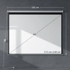 Schema su ekrano matmenimis: 191 cm plotis, 171 x 130 cm vaizdas