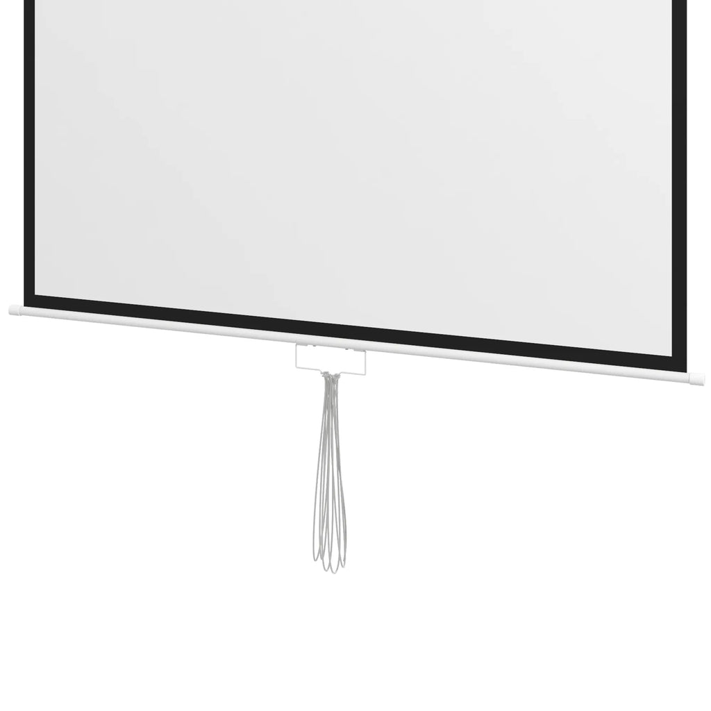 Projektoriaus ekranas rankinis 189 x 182 cm 1:1 baltas