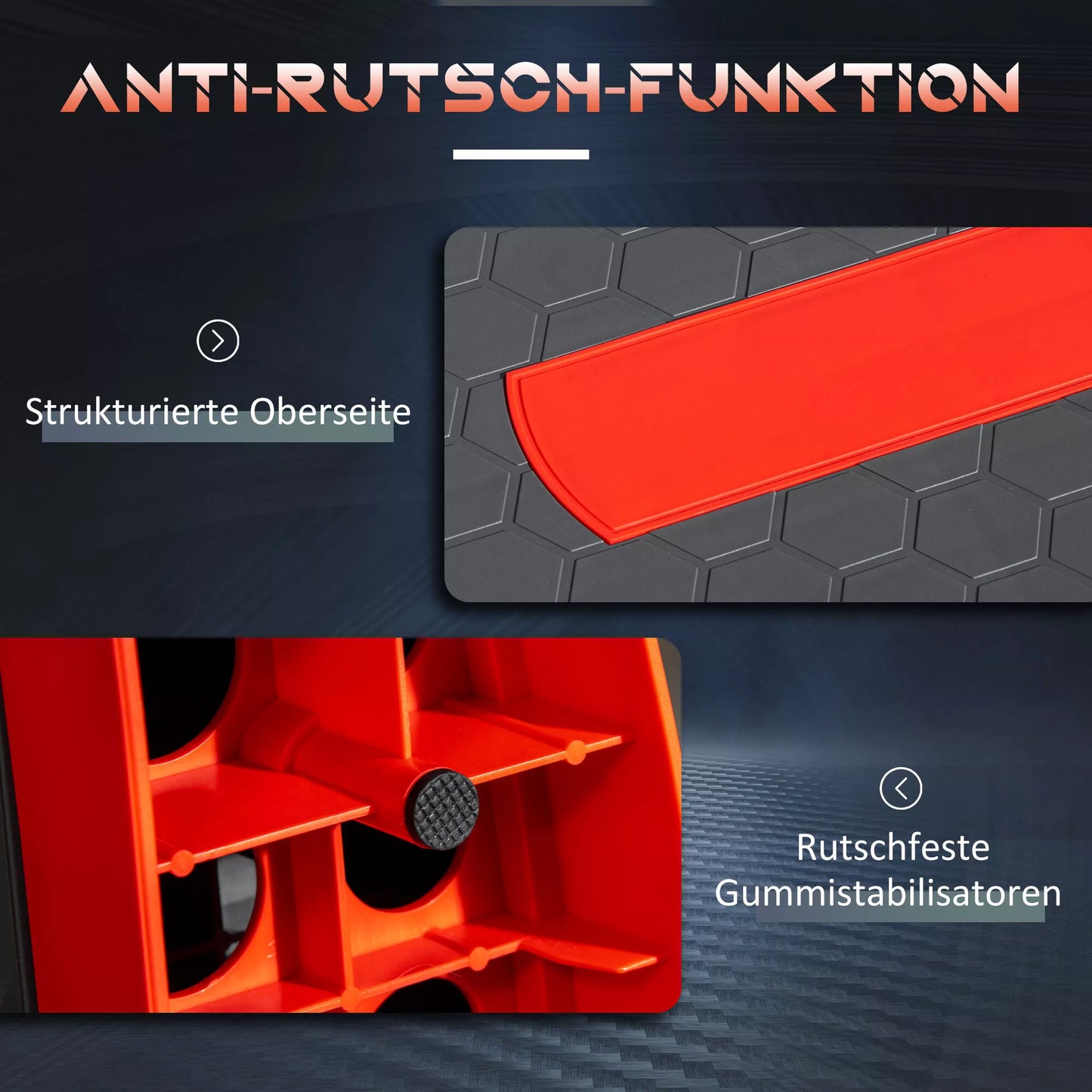 Aukščio reguliuojamas aerobikos steperis, raudonas + juodas