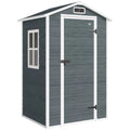 Sodo paviljonas 4 x 3 m, tamsiai pilkas, metalinis