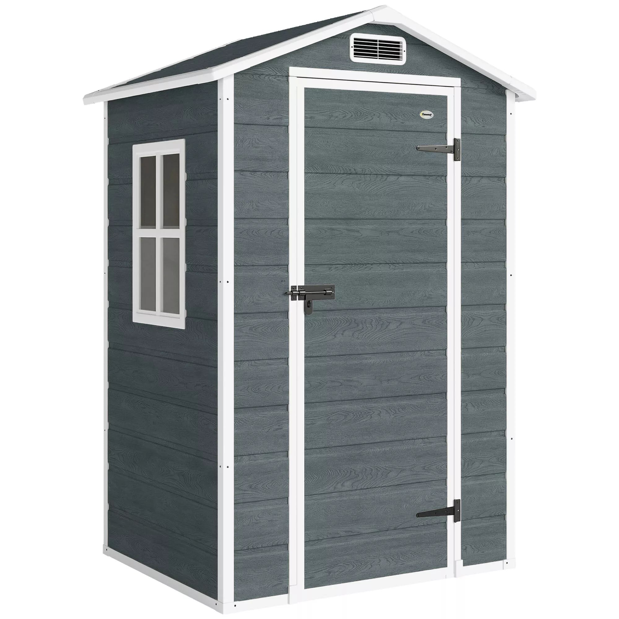 Sodo paviljonas 4 x 3 m, tamsiai pilkas, metalinis