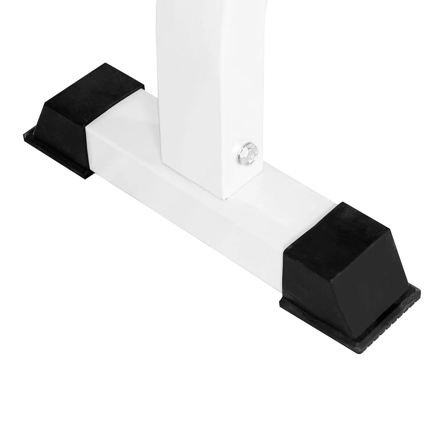 Hantelių suolas, plokščias suolas, fitneso suolas, daugiafunkcinis treniruočių suolas namų jėgos treniruotėms, plienas, juodas, 112x 62 x 43 cm