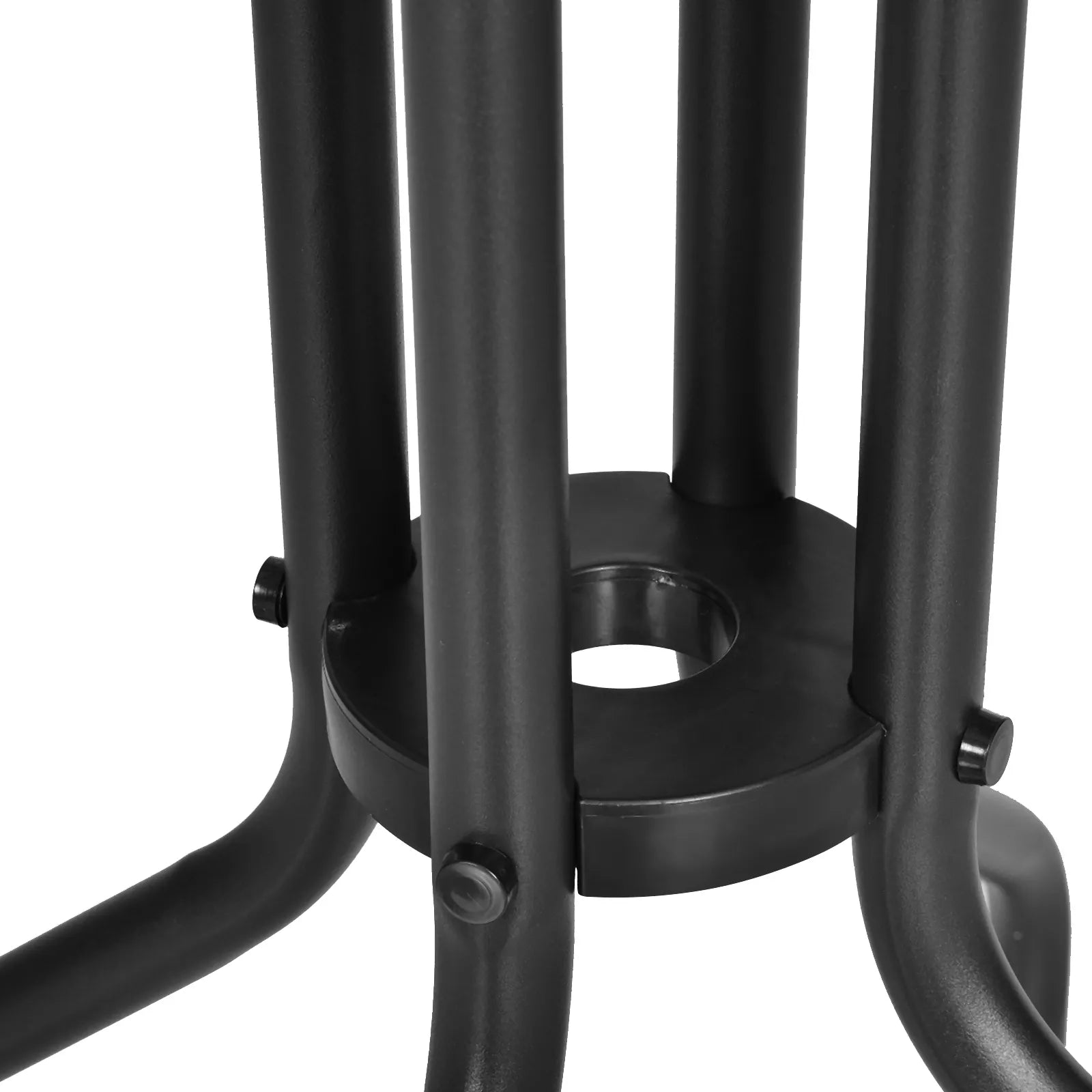 Sodo stalas Balkono stalas Bistro stalas Stiklinis stalas Pagalbinis stalas Metalas + saugus stiklas ∅60xH70cm