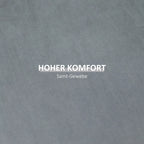 Aksomo audinio komforto infografika