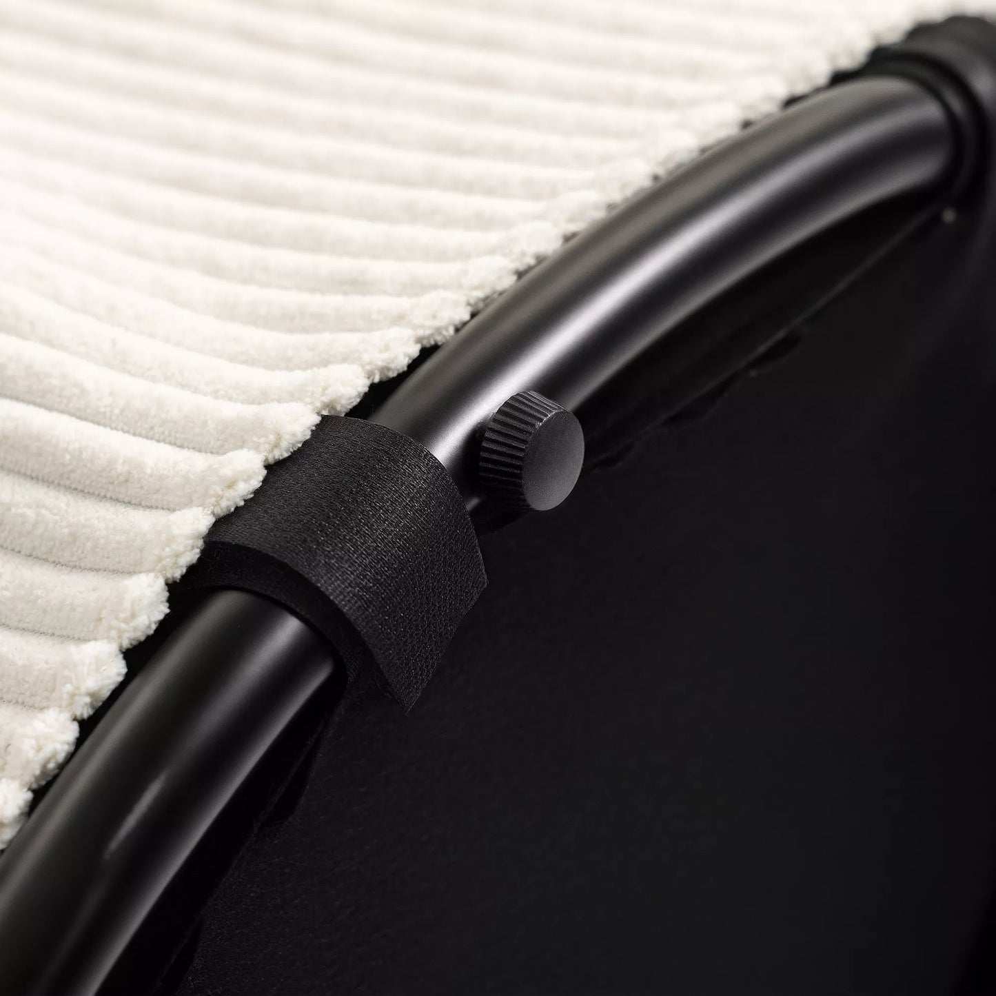 Pufas su 97 L talpa, kordas, putplastis, sėdimasis pufas, smėlio spalvos