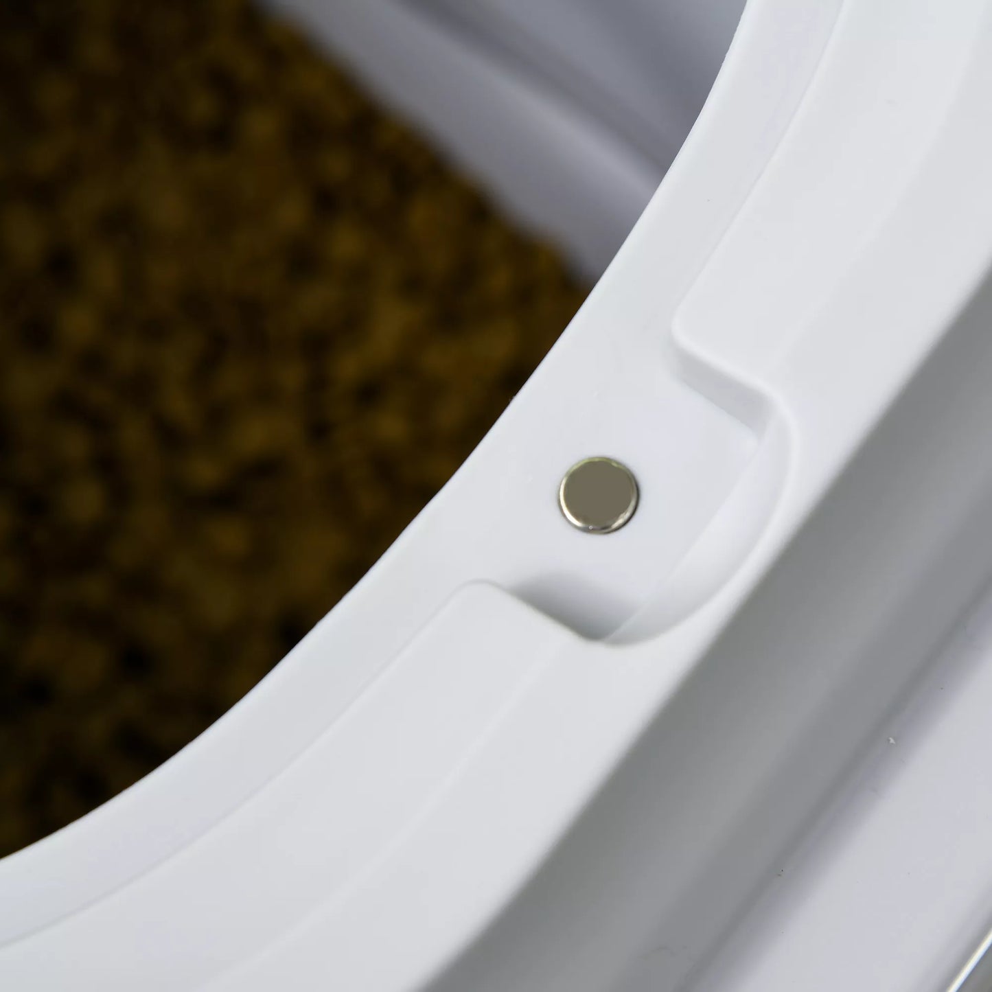 Sulankstomas sauso maisto laikiklis, iki 25 kg, su priedais, 44x32x37cm, Pilkas