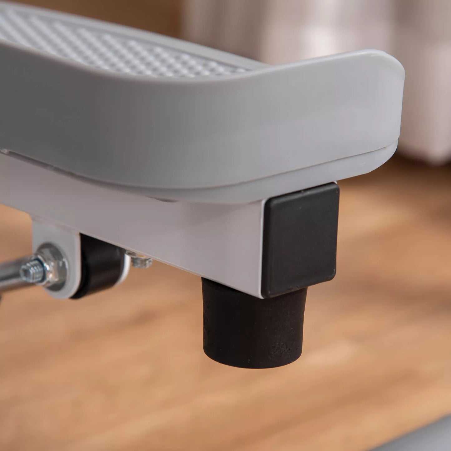 Namų treniruoklis-steperis su LCD ekranu, reguliuojamas greitis, metalas, ABS, 55 x 53 x 118–128 cm