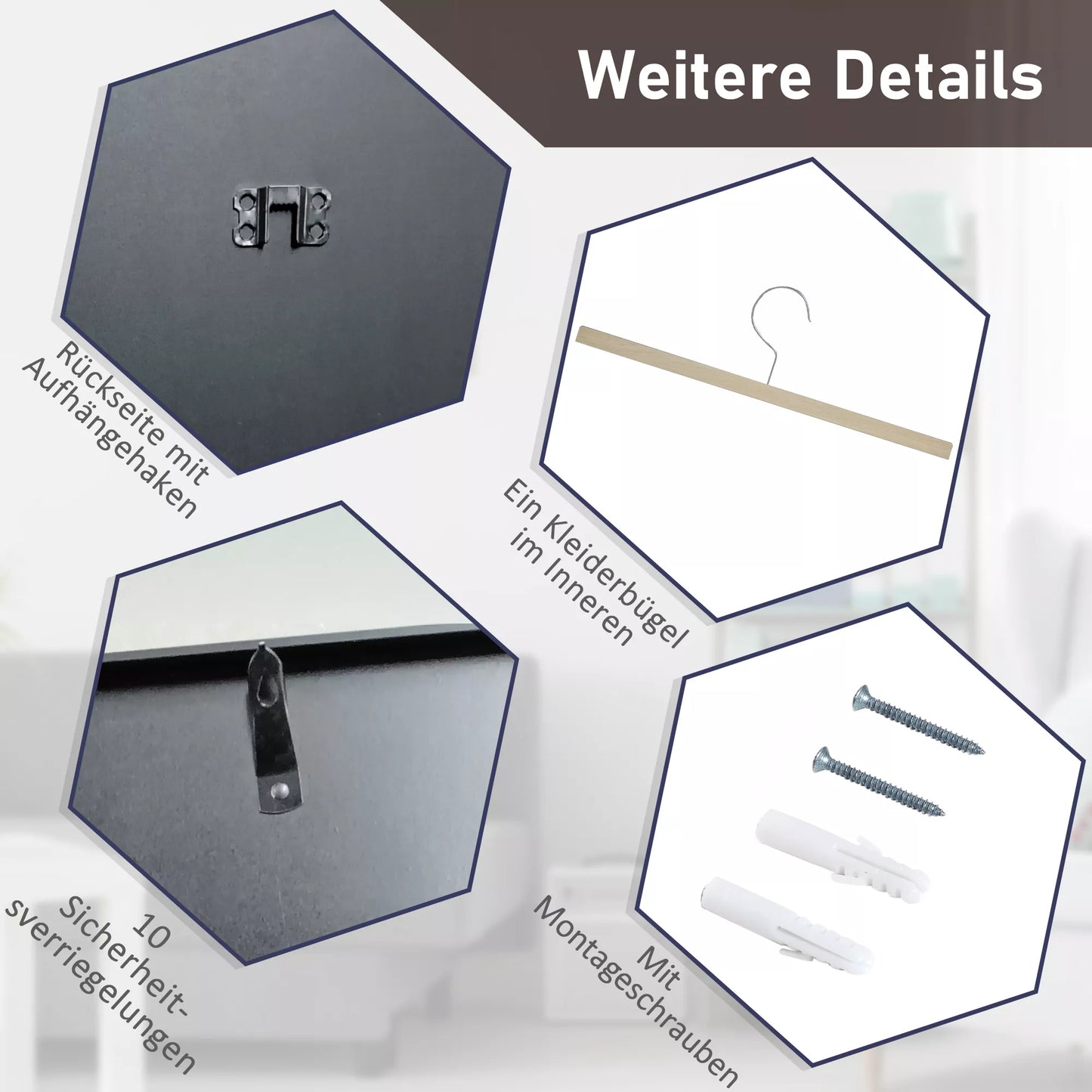 Trikotažo vitrina, drabužių pakaba, aliuminio rėmas, UV atsparus akrilinis priekis, juoda