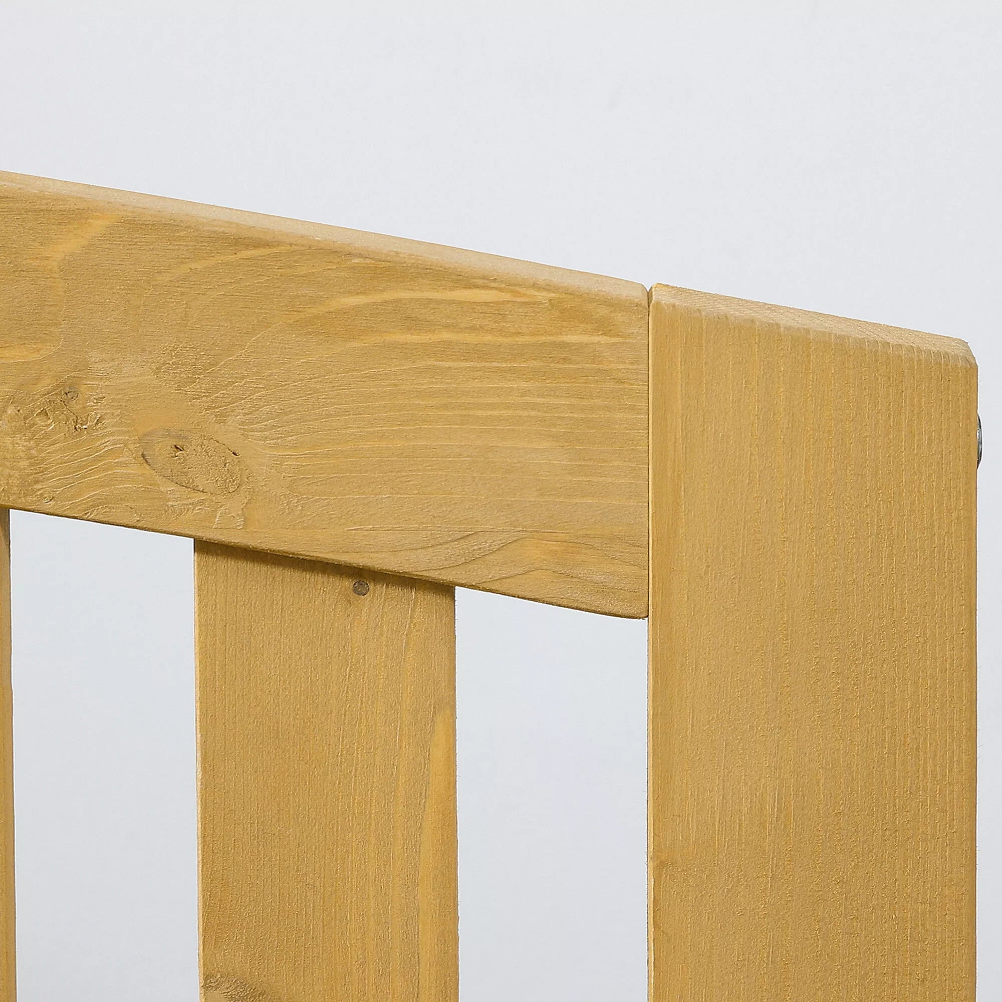 Sodo suolas, 2 vietų su atlošu, medis, 140x50x85 cm, šviesus