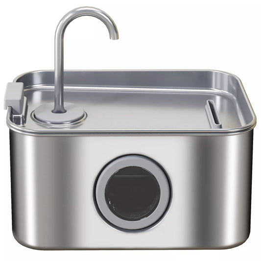 Katzenbrunnen 3,2L geriamojo vandens fontanas katėms su tyliu siurbliu ir aktyvintosios anglies filtru