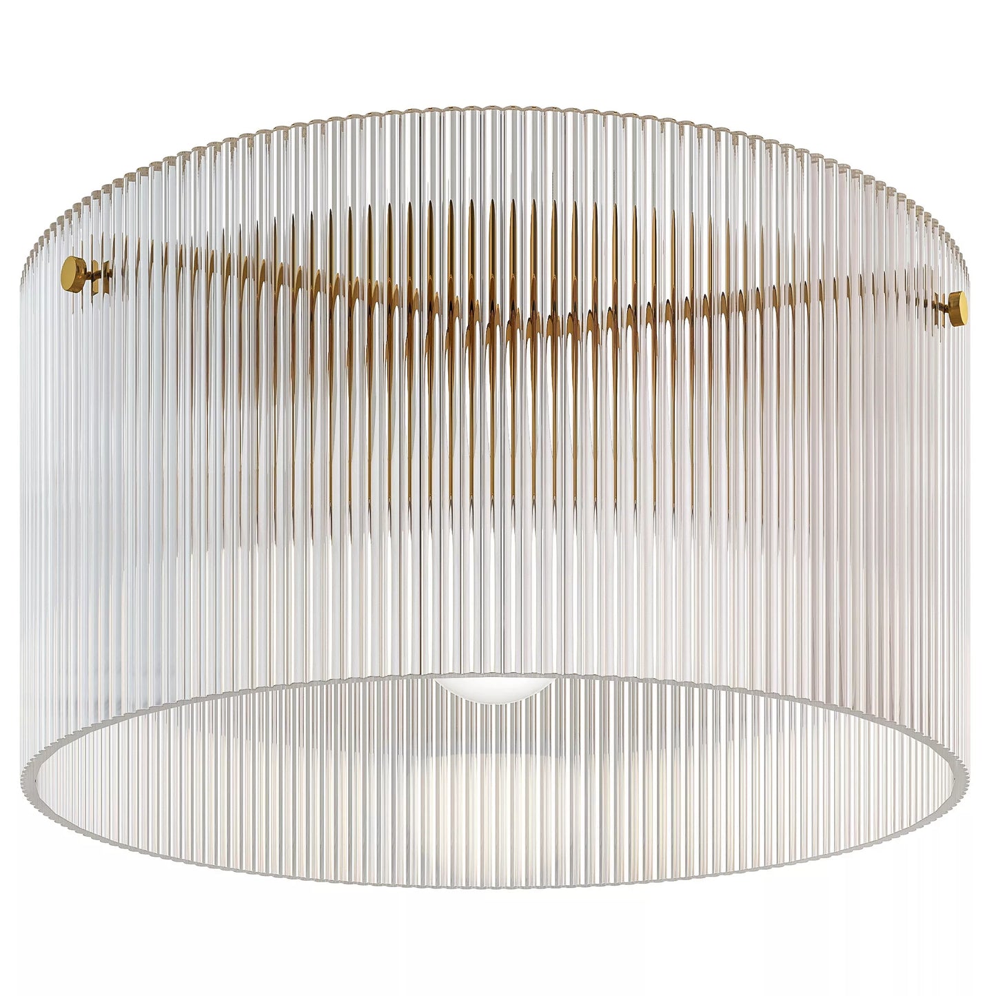 Lubinis šviestuvas su akriliniu gaubtu, metalinis, suderinamas su halogeninėmis ir LED lemputėmis