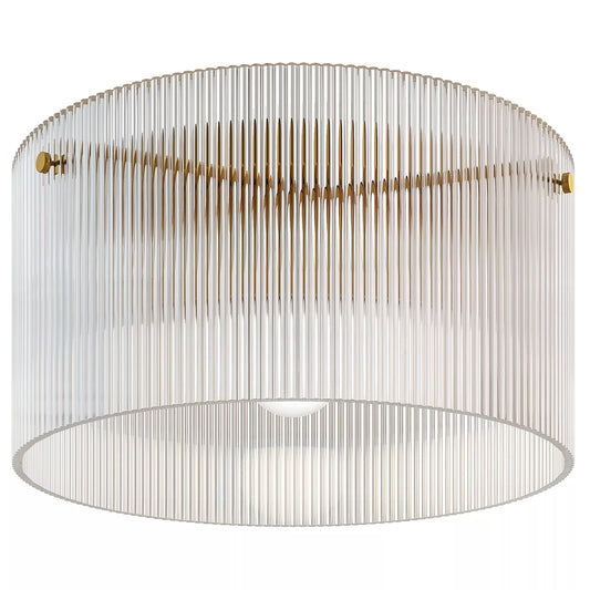 Lubinis šviestuvas su akriliniu gaubtu, metalinis, suderinamas su halogeninėmis ir LED lemputėmis