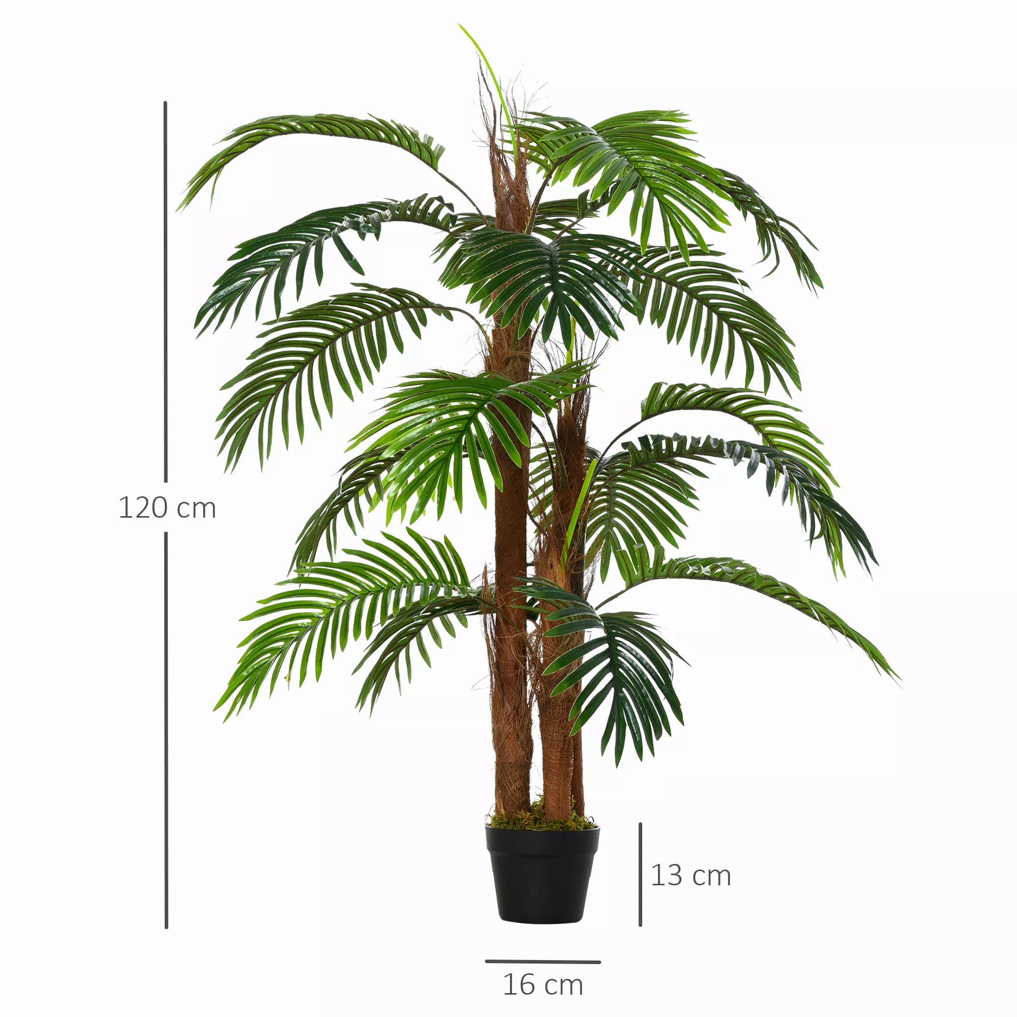 dirbtiniai augalai 120 cm dirbtinė palmių palmių dirbtinis augalas dirbtinis medis dirbtiniai augalai vazonuose kambariniai augalai dekoratyviniai augalai biuro augalai plastikiniai vazonai vidaus ir lauko naudojimui