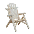 Adirondack sodo kėdė Sodo fotelis Medinė kėdė su aukštu atlošu ir porankiais Eglės mediena Natūralus 83 x 68 x 101 cm