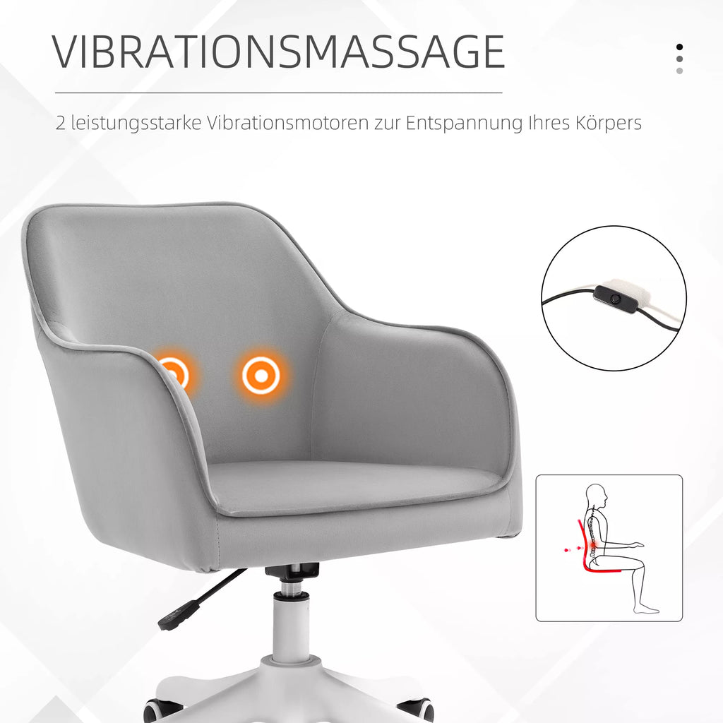 Schema su vibraciniu masažu ir dviem varikliais