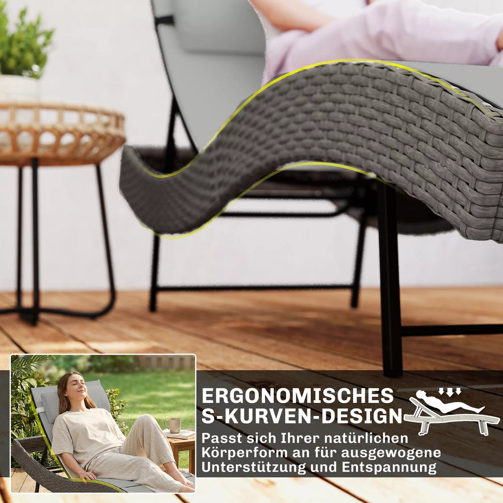 Ergonomiškas S formos rankų atramos vingis, prisitaikantis prie kūno linijų.