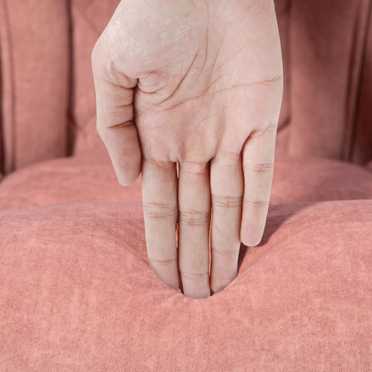 Ergonomiška biuro kėdė su masažo funkcija, ištraukiama atrama kojoms, sukiojama ir ratukinė, rožinė Vinsetto