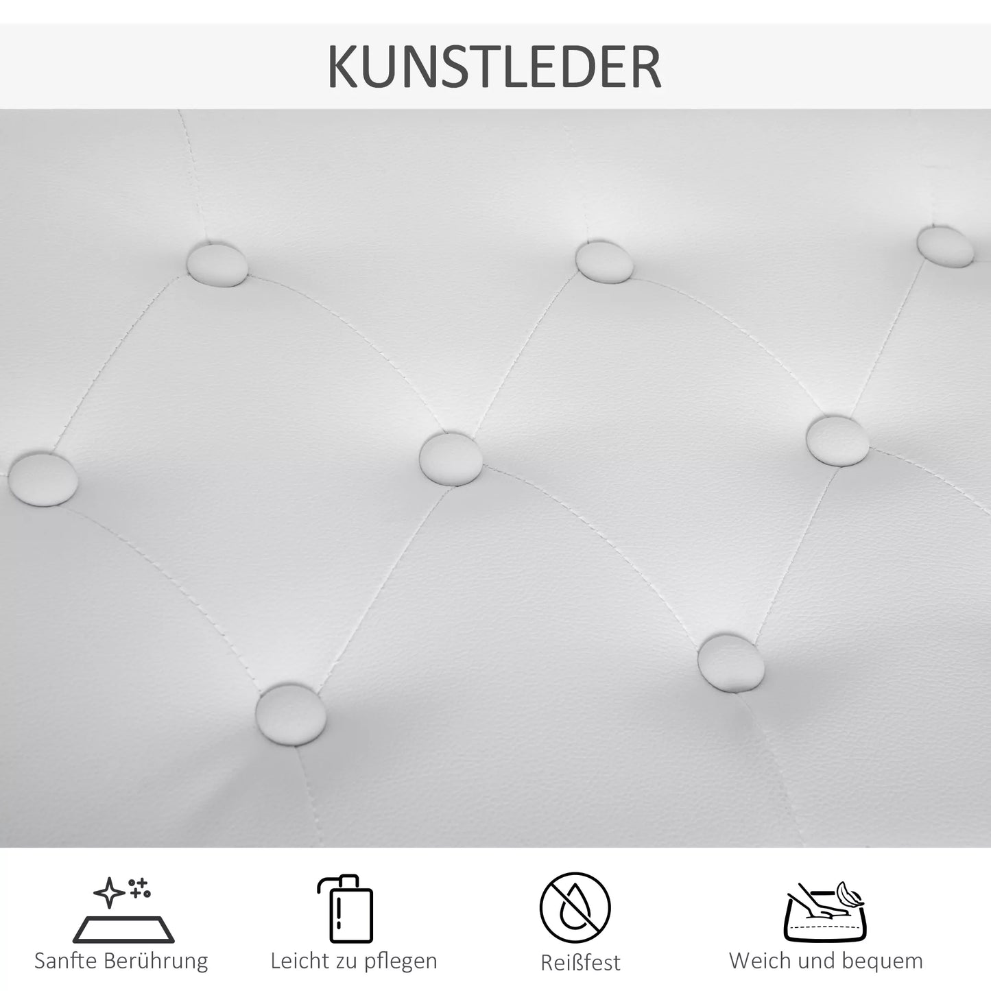 Pianino suolas su paslėptu skyriumi, pianino kėdė su dirbtinės odos pagalvėle, pianino bankelė, vientisos medienos klaviatūros suolas pianinui, klaviatūrai, 76 x 36 x 50 cm, balta