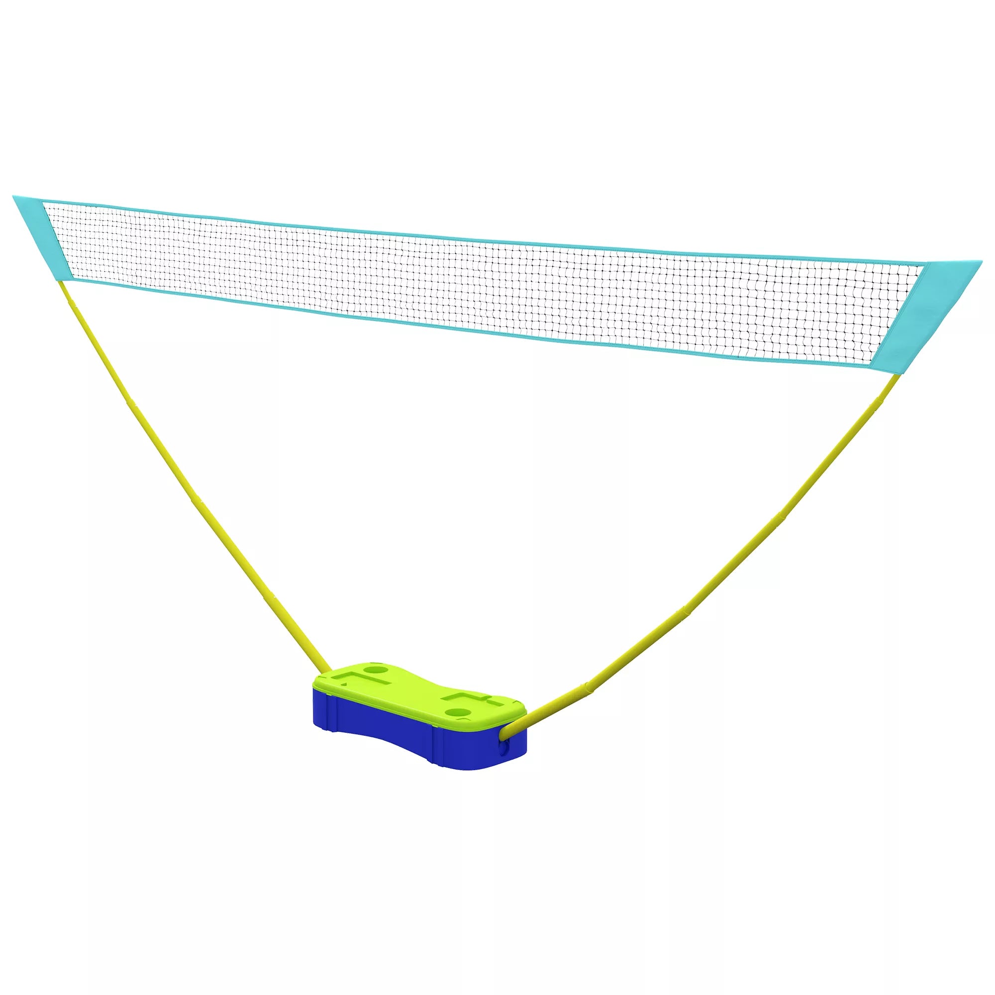 Badmintono ir tinklinio tinklo rinkinys, 400 cm, mėlynas/žalias