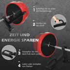 Barbell Jack Deadlift Jack su neslystančia rankena Stumdymas su štanga 50 x 12 x 33 cm Juoda