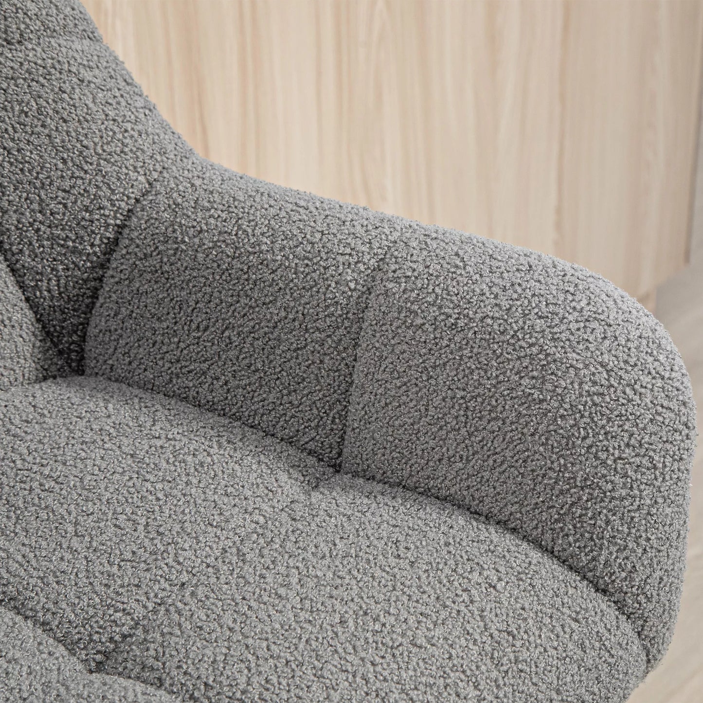 Baro taburečių rinkinys iš 2 vnt., retro dizaino, reguliuojamo aukščio, fleece tipo, pilka ir juoda