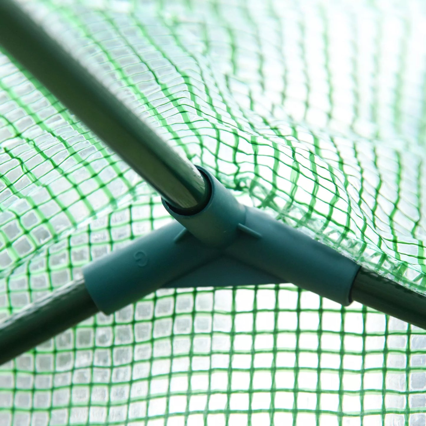 Plėvelinis šiltnamis, pomidorų šiltnamis, jėgainė su langu ir durimis, žalias, plieno ir plastiko, 180 x 100 x 168 cm