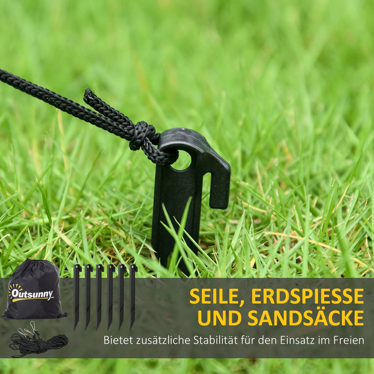 Outsunny Pripučiama Helovino puošmena, Grimasis Šmėkla, LED lemputės, pūstuvas, laidas