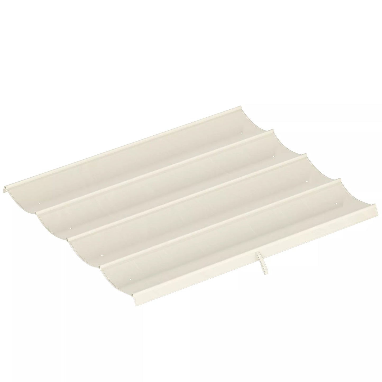 Atsarginis stogelis 2,85 x 2 m sodo paviljonui, ištraukiamas, lengvai montuojamas, poliesteris, kreminės baltos spalvos