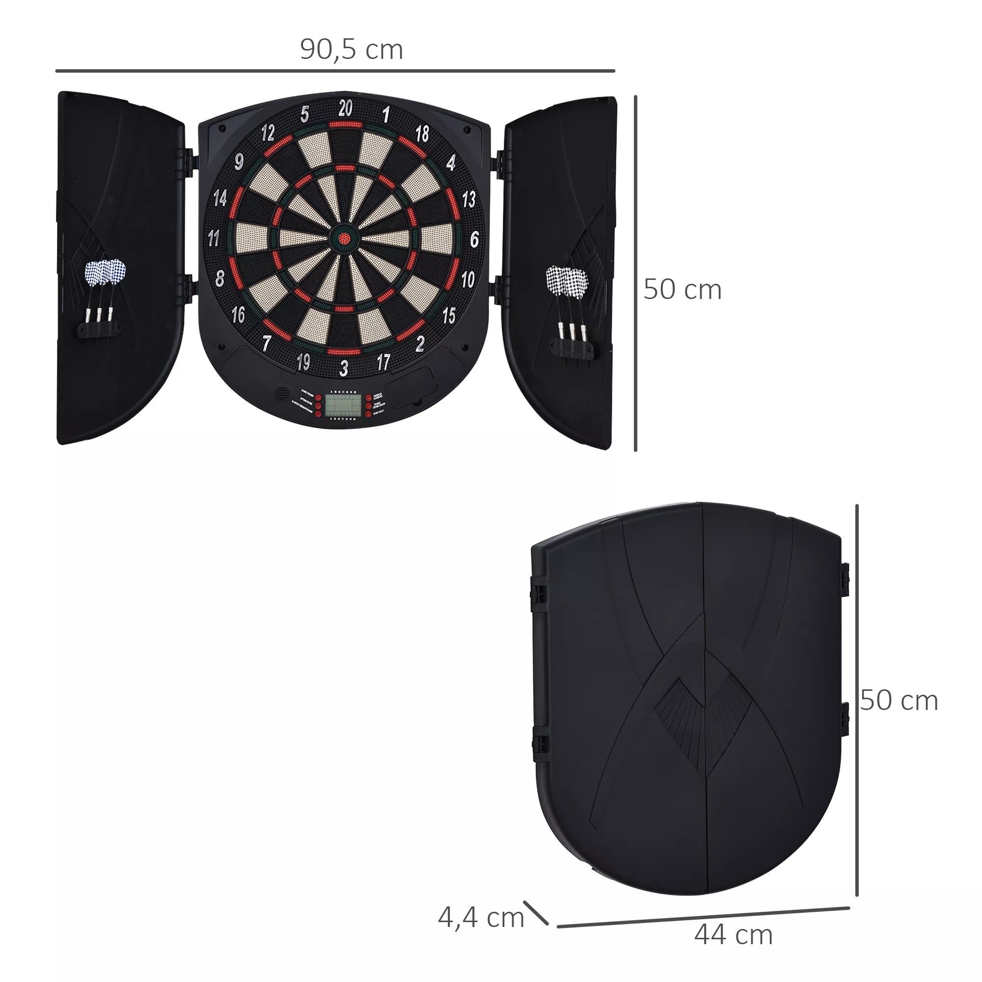 Elektroninis dartų taikinys Dartboard su balso pranešimais Anglų kalba LED indikatoriai 6 dartai 26 žaidimai 185 variantai Dartų automatas su durelėmis Dartų taikinys rinkinys iki 8 žaidėjų