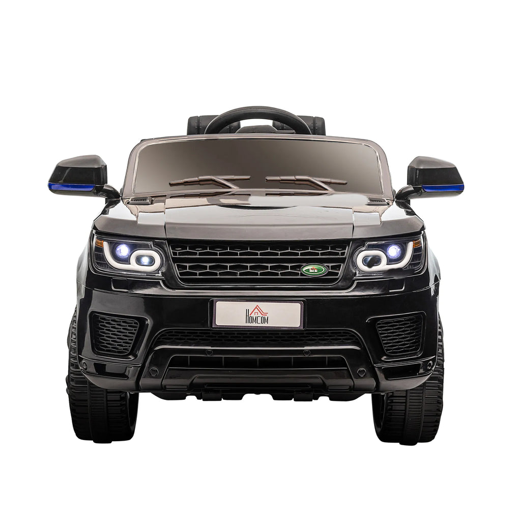 Rand Rover elektromobilis visureigis, iki 30 kg, 3–6 metų vaikams, su nuotolinio valdymo pulteliu, juodas
