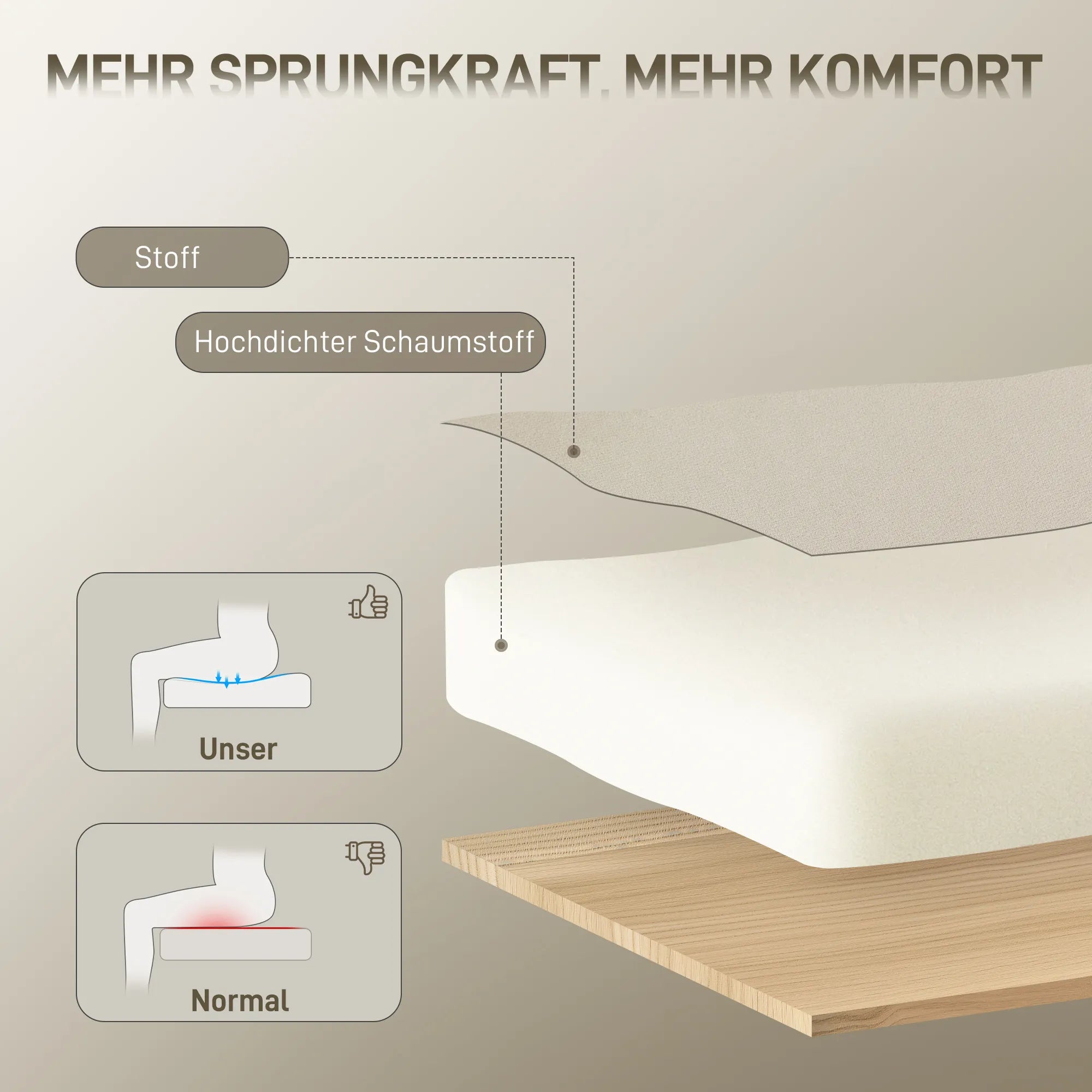 Ratinė biuro kėdė su aukso akcentais, kompiuterio kėdė su metaline baze, aksomo išvaizdos audinio apmušalas, kreminė balta spalva