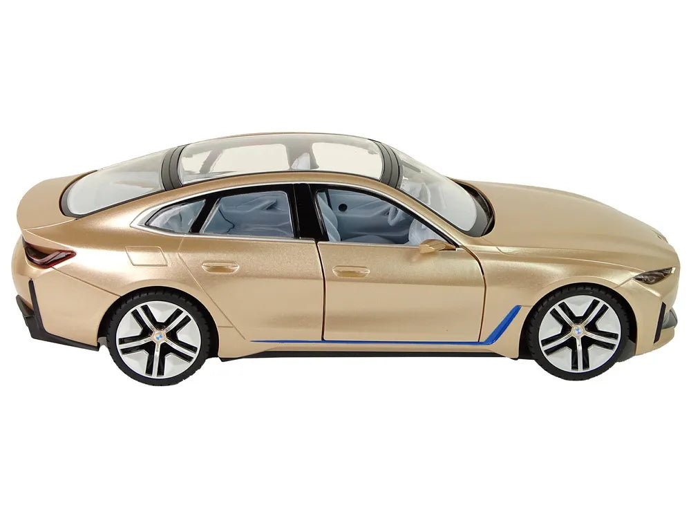 RC automobilis, BMW i4, 1:14, auksinis