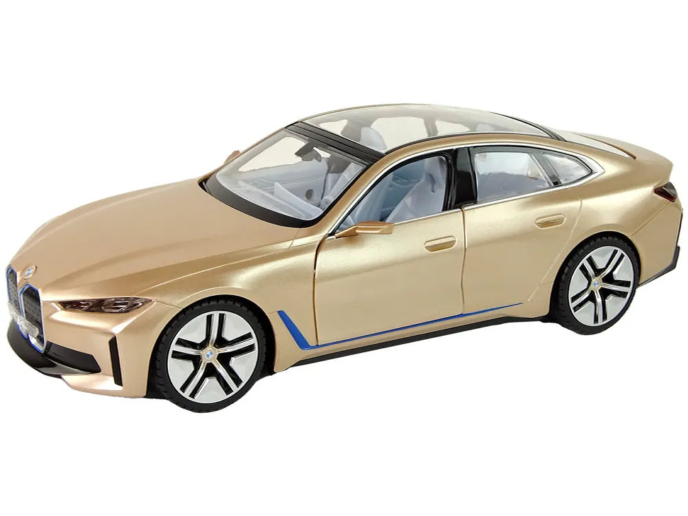 RC automobilis, BMW i4, 1:14, auksinis