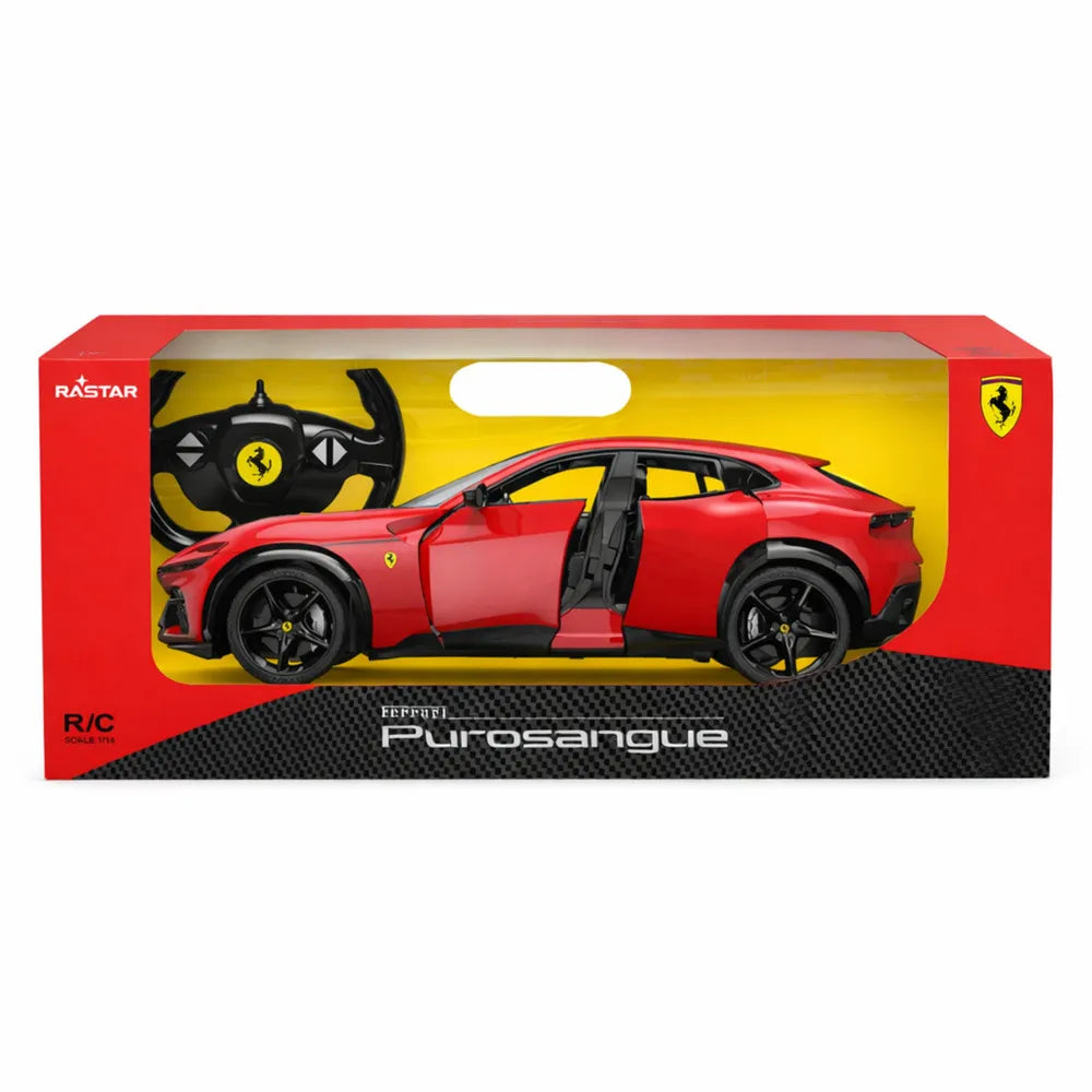 RC automobilis Ferrari Purosangue, 1:14, raudonas